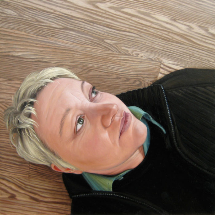 Portrait Painting of woman Rebecca Luncan