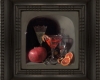 Cheers! still life painting in the dutch tradidion with ripple frame by Rebecca Luncan